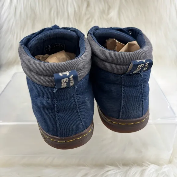 Dr. Martens Blue Chukka Boots with Minimalist Design