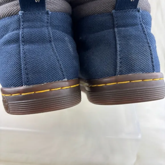 Dr. Martens Blue Chukka Boots with Minimalist Design