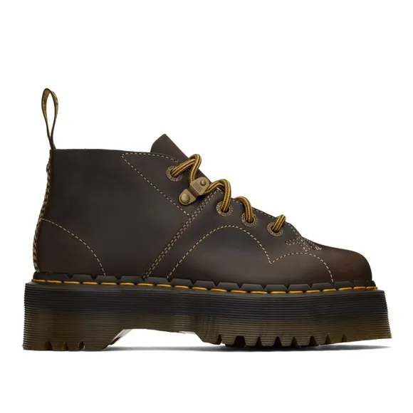 Dr. Martens - Church Arc Platform Monkey Boots Crazy Horse