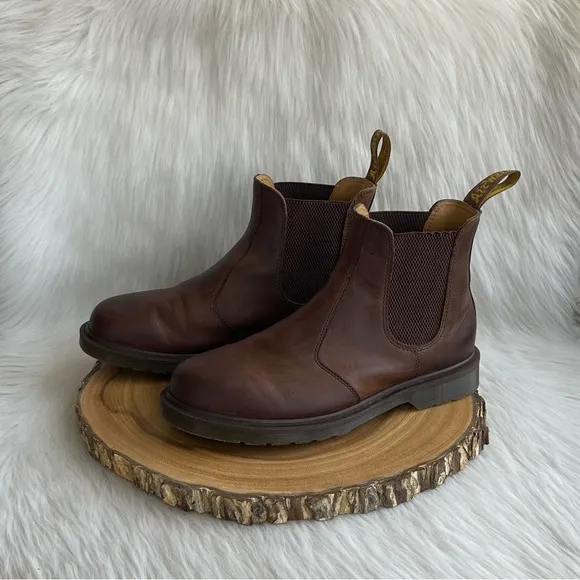 Dr. Martens crazy horse leather Chelsea boots