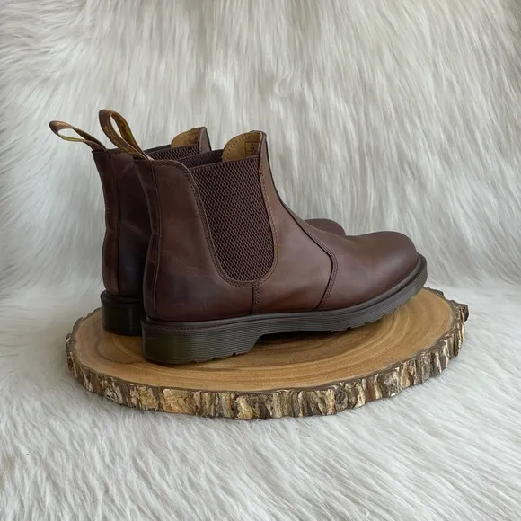 Dr. Martens crazy horse leather Chelsea boots