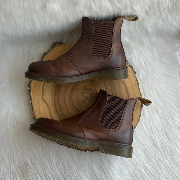 Dr. Martens crazy horse leather Chelsea boots