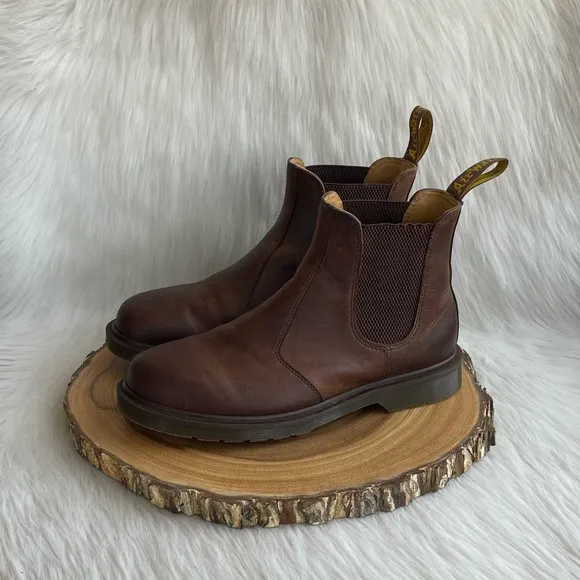 Dr. Martens crazy horse leather Chelsea boots
