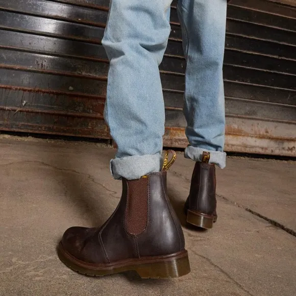 Dr. Martens crazy horse leather Chelsea boots
