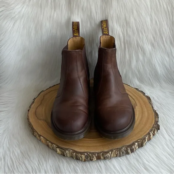 Dr. Martens crazy horse leather Chelsea boots