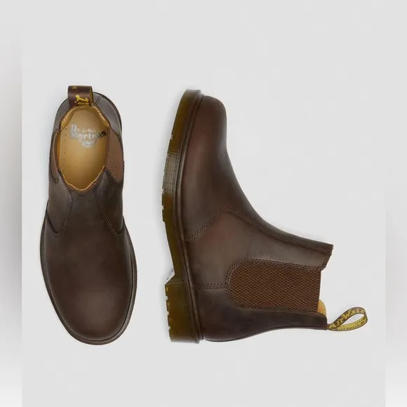 Dr. Martens crazy horse leather Chelsea boots