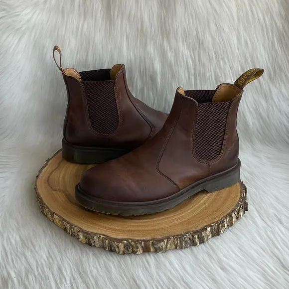 Dr. Martens crazy horse leather Chelsea boots