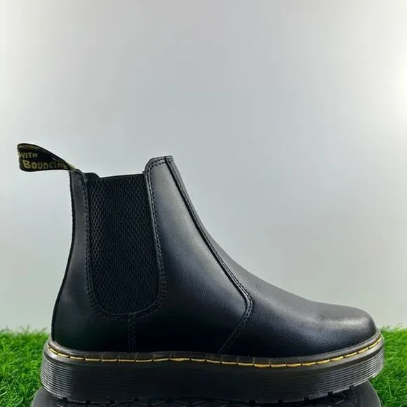 Dr Martens Dorrian Chelsea Women Size 7 Black Leather Ankle Boots NEW