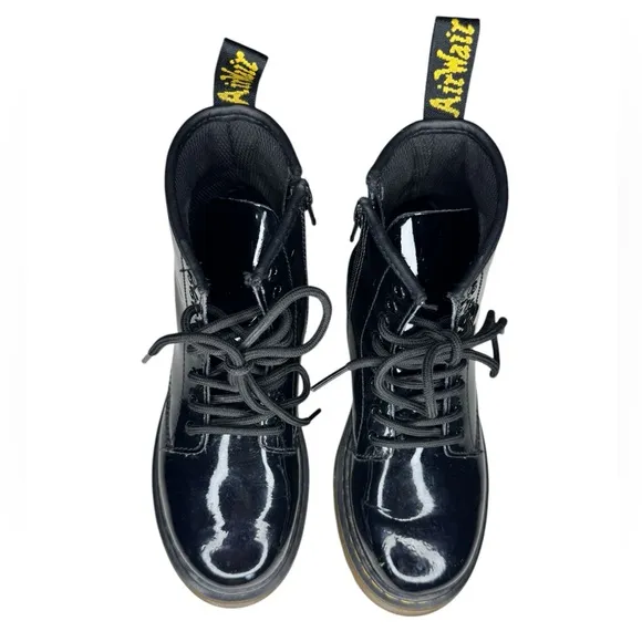Dr. Martens Junior 1460 Patent Leather Lace Up Boots Kids 3