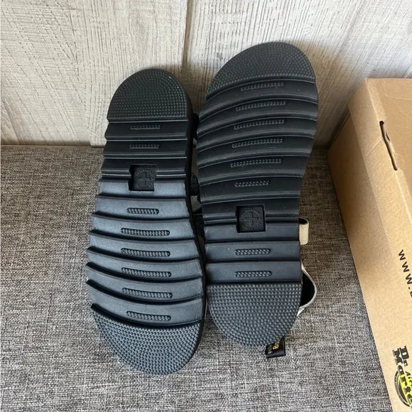 Dr. Martens Kids White Sandals