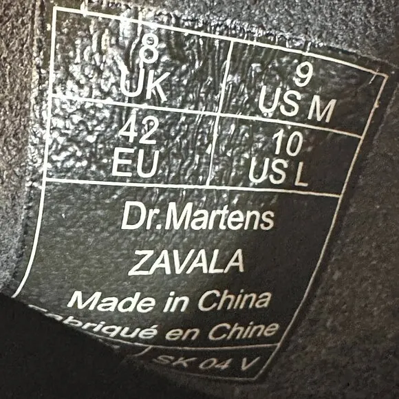 Dr. Martens L-10 M-9 Black combat Boots