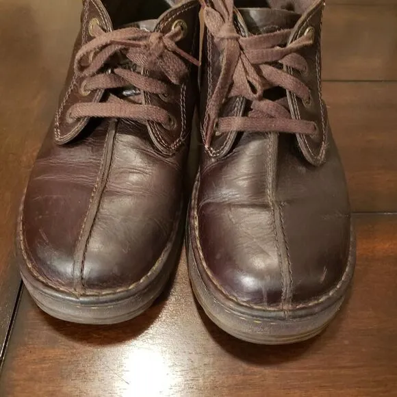 Dr. Martens Marty Leather Ankle Boots Men's Size 10 Brown
