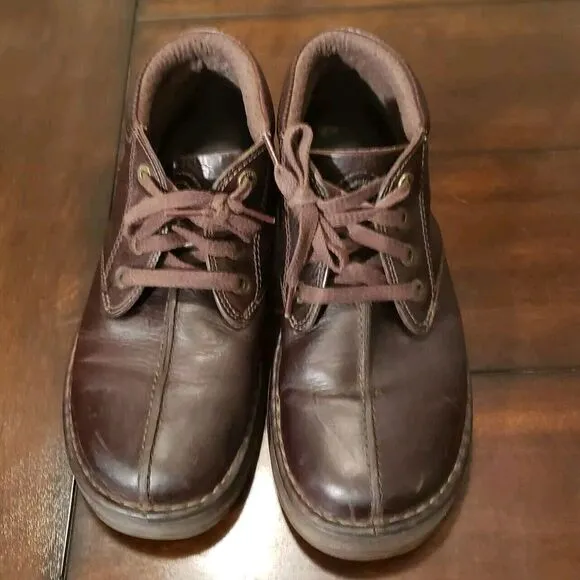 Dr. Martens Marty Leather Ankle Boots Men's Size 10 Brown