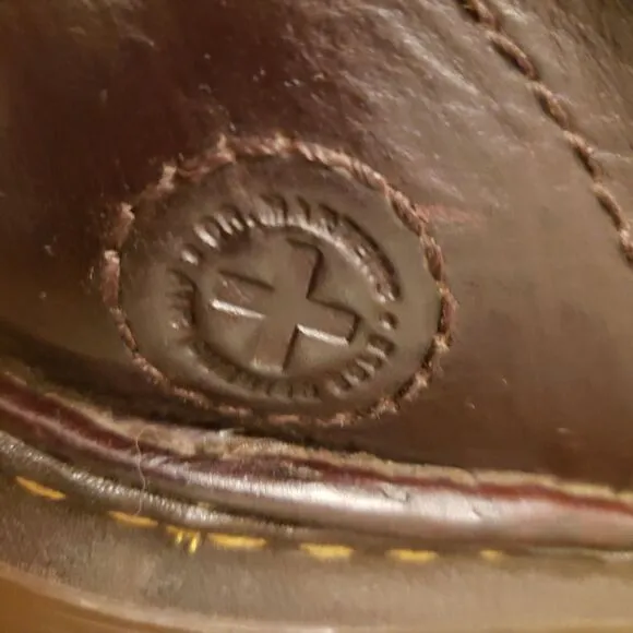 Dr. Martens Marty Leather Ankle Boots Men's Size 10 Brown