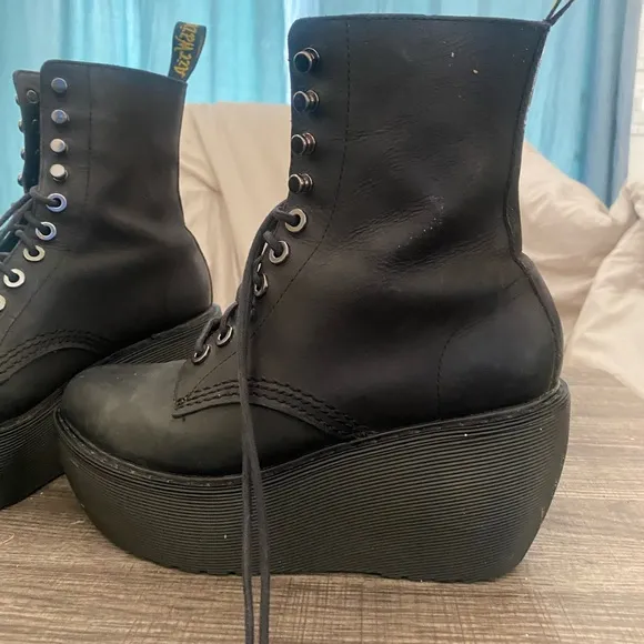Dr. Martens rare Jamila platform lace up boots