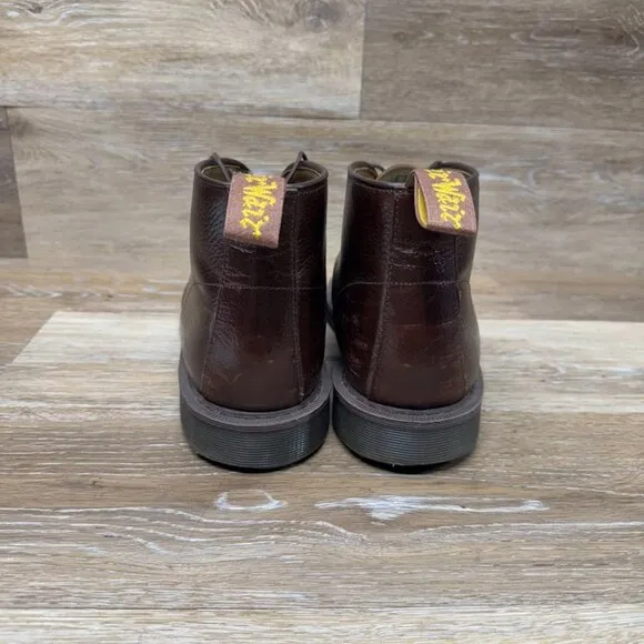 Dr Martens Sawyer Desert Brown Leather Chukka Ankle Boots Men's Size 12