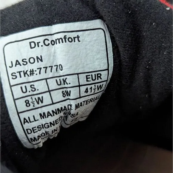 Dr.comfort Mans  jason athletic shoes Size 8.5W