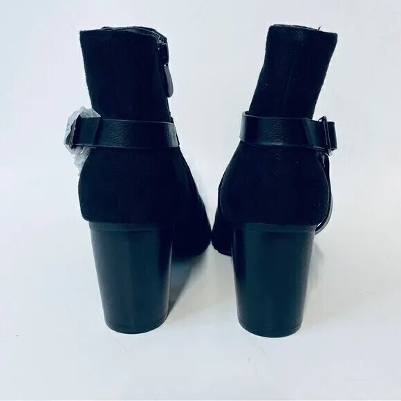 Dream Pairs‎ Black Ankle Booties Size 9-New Stylish and Comfortable