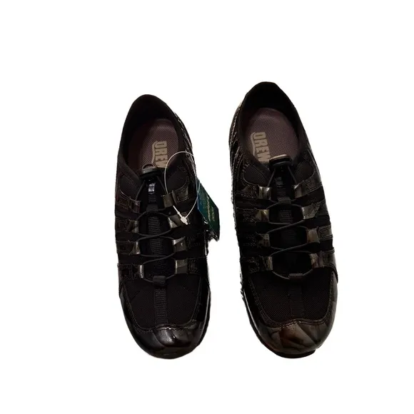 Drew Daisy Gray Marble Reflective Elastic Closure Shoe Size 7 M Comfort