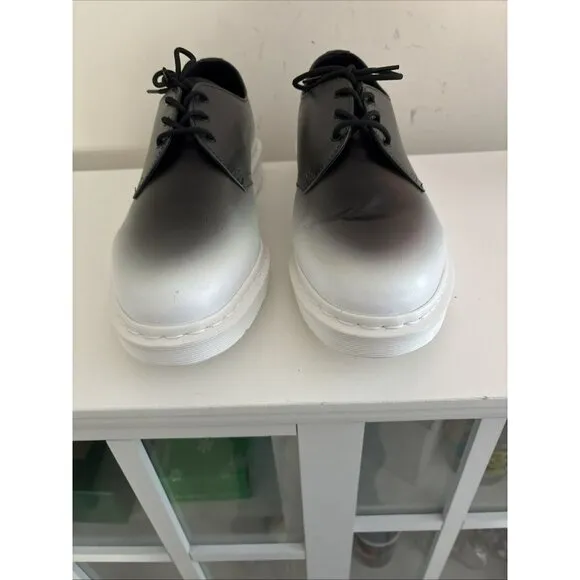 Dr.Martens Shoes 47 EU 13US Multicolor Leather 1461 3 Hole Gradient Smoke/white