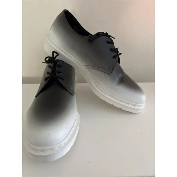 Dr.Martens Shoes 47 EU 13US Multicolor Leather 1461 3 Hole Gradient Smoke/white