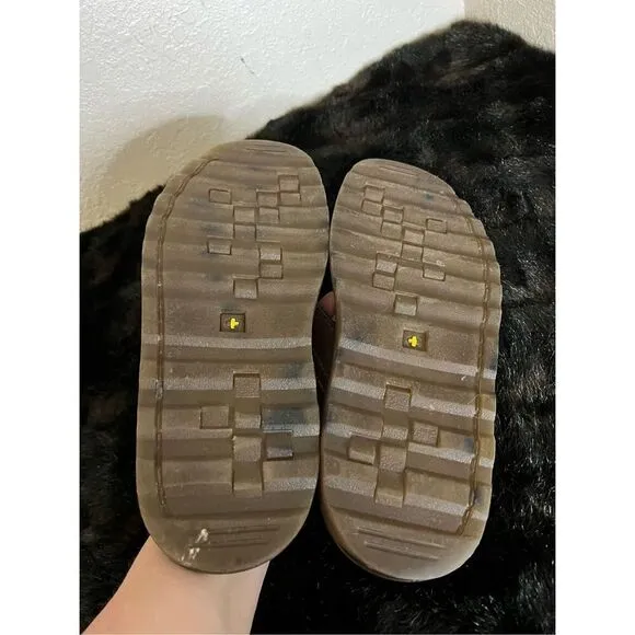 Dr. Martens Thong Sandals Men’s US 14 Brown Leather Flip Flops Air Cushion Soles