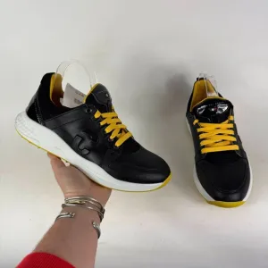 Duca Del Cosma Women's 9.5 Golf Siren Black Leather Waterproof Athletic Shoes