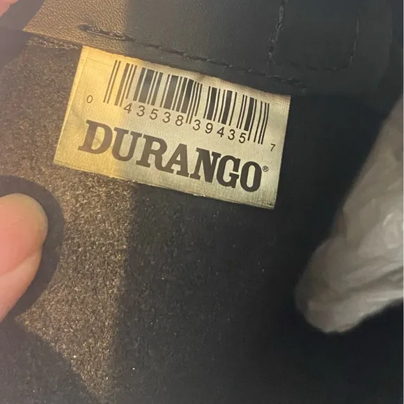 Durango Men's Leather Boots Size 11D Color Black Mid
