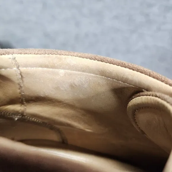 ECCO Biarritz Men’s Leather Chukka Boots Tan EUR 45 Lace-up Comfortable 11-11.5