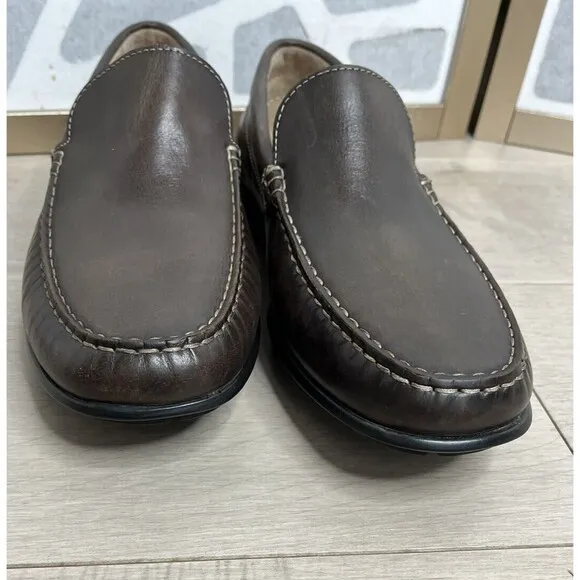 ECCO Classic Driver Moc Loafer Slip On Men Shoes 571004 Leather Sz 44 Us 10 10.5