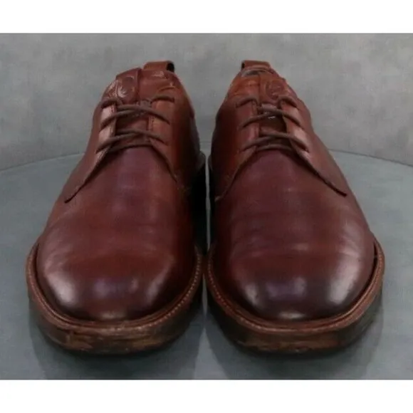 ECCO S.T.I Hybrid Men's Trainers Shoes Size EU 42 US 8-8.5 Leather Brown