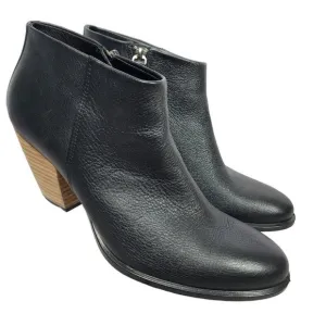 Ecco Women's Shape 55 Wester Ankle Hydromax Boots Size 10 Black Leather Booties