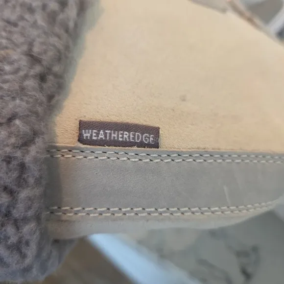 Eddie Bauer Women's Hunt Pac Thermafill Winter Boots Fur Suede Beige Size 7