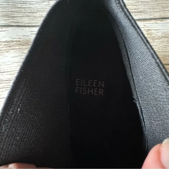 Eileen Fisher Ankle Boots Metallic Finish Leather Sz 8.5