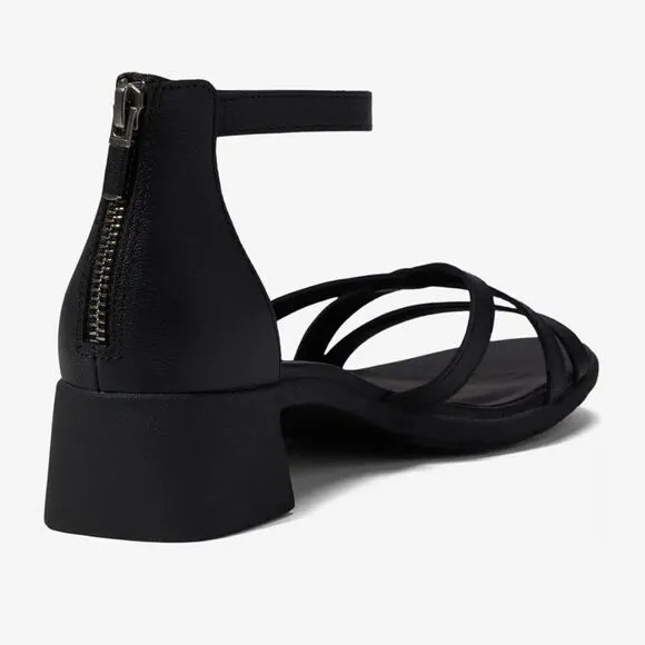 Eileen Fisher Noni Sandals with Ankle Strap in Black, 7.5 NWOB