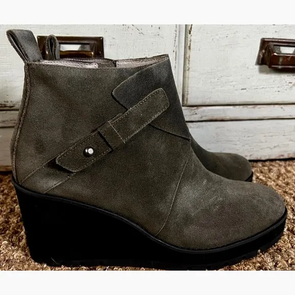 Eileen Fisher Tinker Wedge Boots Booties 11
