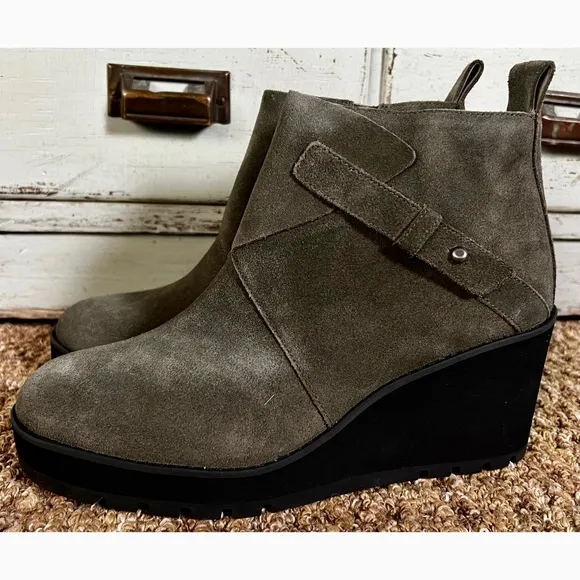 Eileen Fisher Tinker Wedge Boots Booties 11