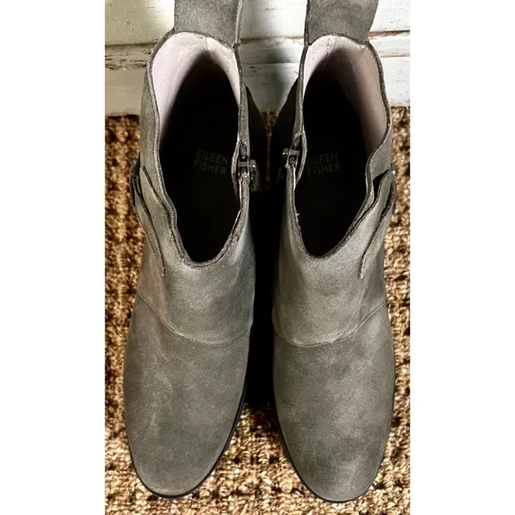 Eileen Fisher Tinker Wedge Boots Booties 11