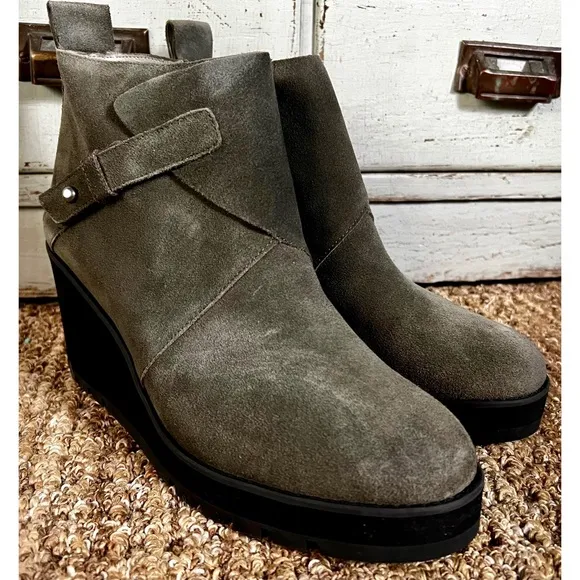 Eileen Fisher Tinker Wedge Boots Booties 11