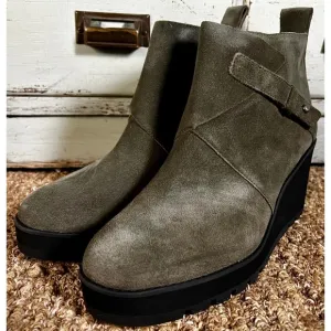 Eileen Fisher Tinker Wedge Boots Booties 11