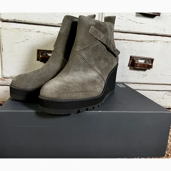 Eileen Fisher Tinker Wedge Boots Booties 11