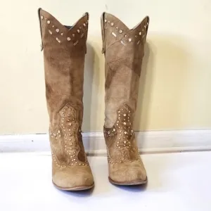 EL VAQUERO‎ BOOTS TAN 10