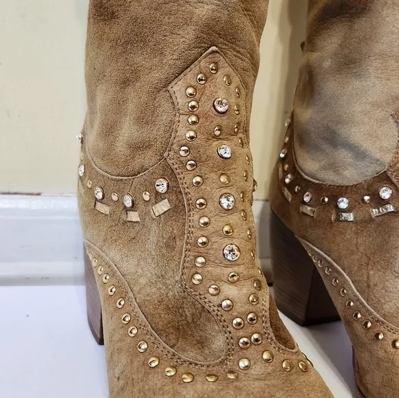 EL VAQUERO‎ BOOTS TAN 10
