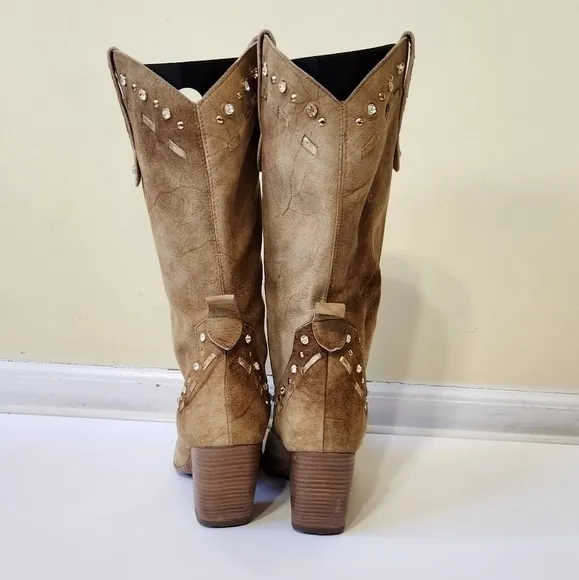 EL VAQUERO‎ BOOTS TAN 10