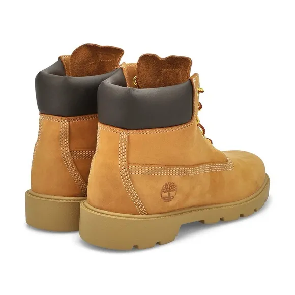 EUC Junior’s Size 6 (Euro Sz 39) Timberland Classic 6” Lace-up Boots In Wheat