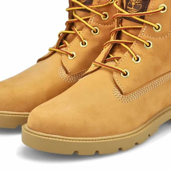 EUC Junior’s Size 6 (Euro Sz 39) Timberland Classic 6” Lace-up Boots In Wheat