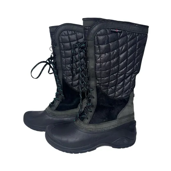 |EUC| NORTH FACE Thermoball Waterproof Quilted Utility Boots