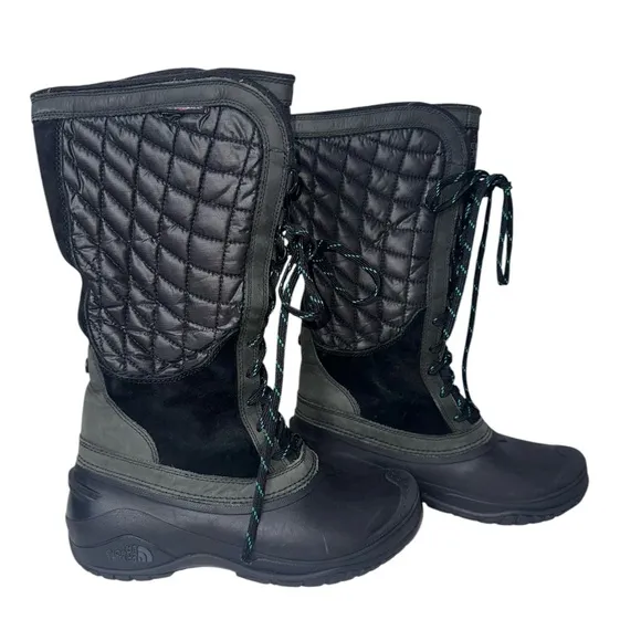 |EUC| NORTH FACE Thermoball Waterproof Quilted Utility Boots