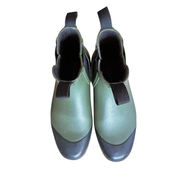 Everlane The Rain Boots - Size 6 - Surplus Green/Black