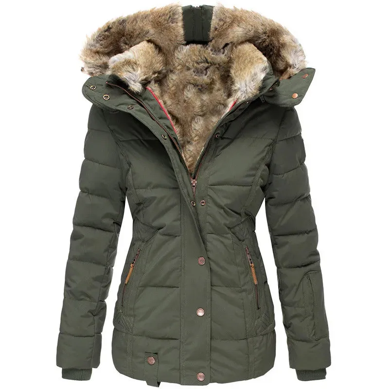 Evie – Hooded Winter Parka – Water-Resistant & Comfortable